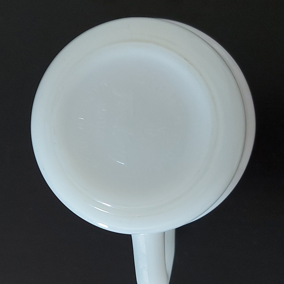 Vintage Fire King Anchor Hocking Orange Pattern Mug - Picture 6 of 7